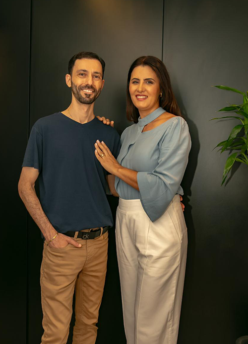 David e Daliane proprietários da Loja Poredilecta de Jundiai